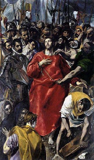 El Greco The Disrobing of Christ France oil painting art